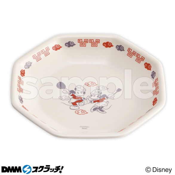 D-2.チャーハン皿 ミッキー＆ミニー