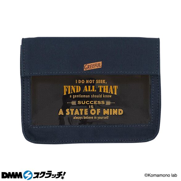 D-4.キャンバスポーチ ネイビー