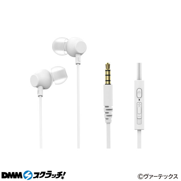 D-1.マイク付きインナーイヤホン ホワイト