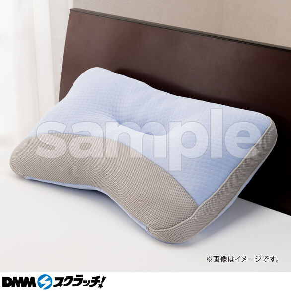 D-4.低反発チップ枕L ダークブルー
