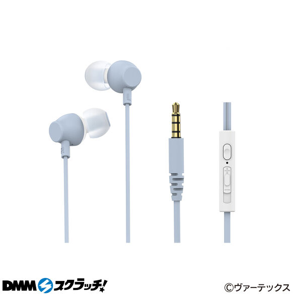 D-3.マイク付きインナーイヤホン ブルー
