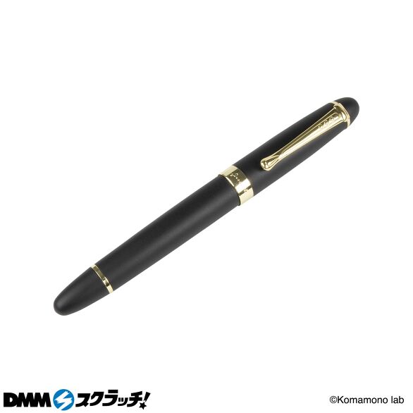 D-7.万年筆 ブラック×ゴールド