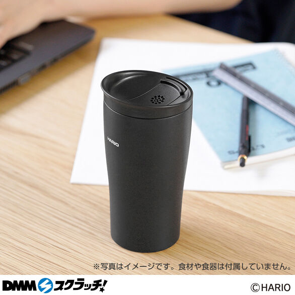 D-2.フタ付き保温タンブラー300 ブラック