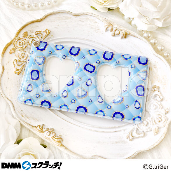 E-2.PVCミニフォトケース　ブルー