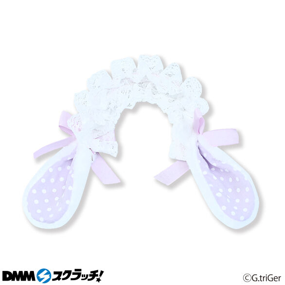 D-4.うさ耳カチューシャ　ラベンダー