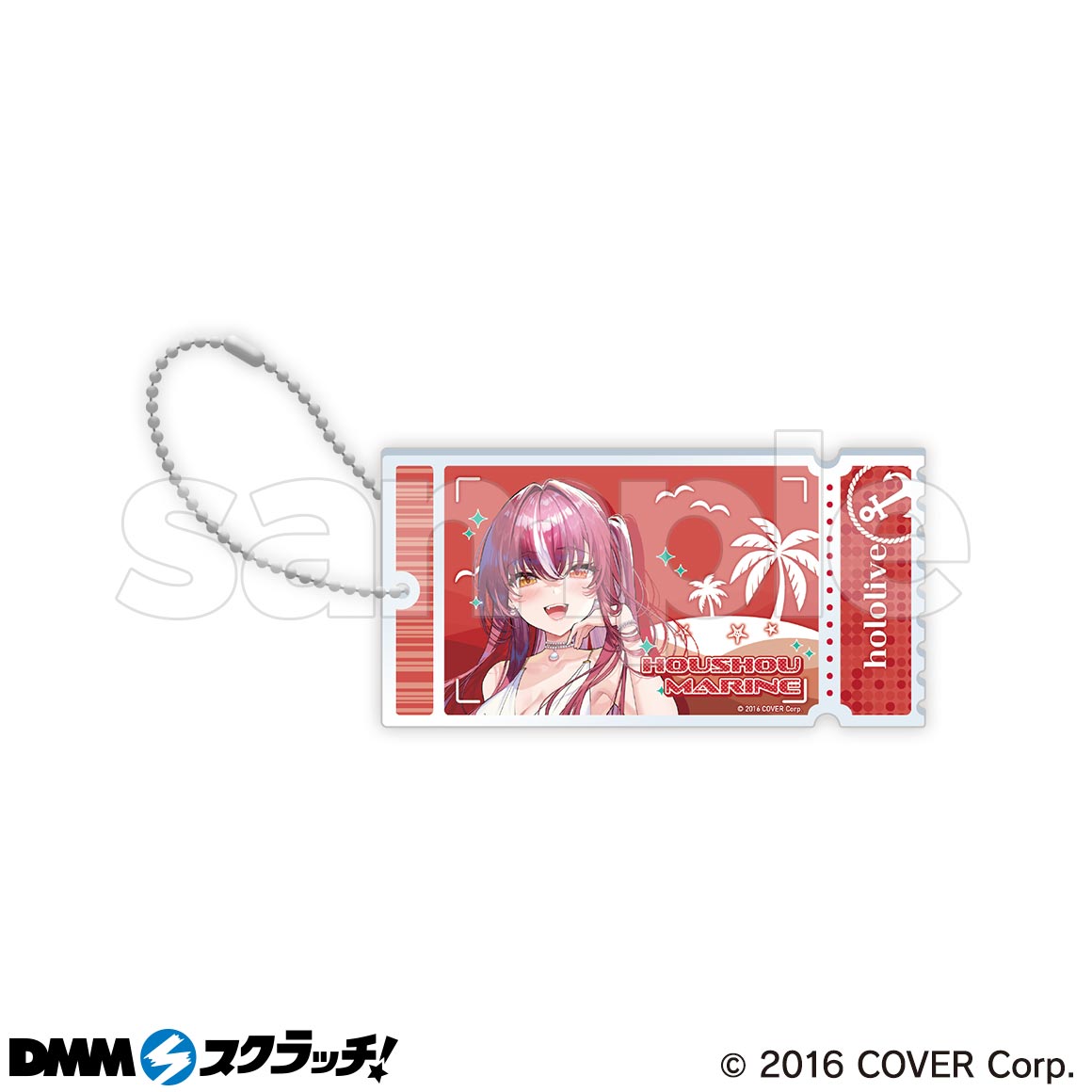 DMMスクラッチ7点＆ホロフレキャンペーン限定ポストカード【宝鐘マリン