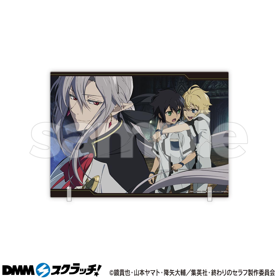 終わりのセラフ　終わセラ　DMMスクラッチ　優一郎　ミカエラ　フェリド　他 DMM スクラッチ 終わりのセラフ キャラファイングラフ 優一郎