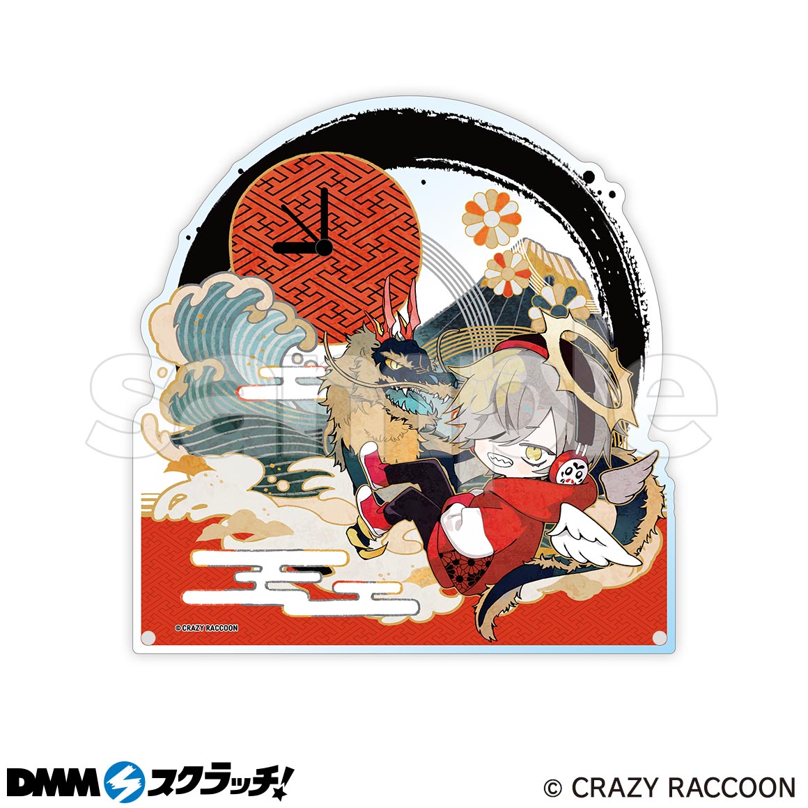 CR CrazyRaccoon DMM スクラッチ A賞 だるまいずごっど - キャラクター 