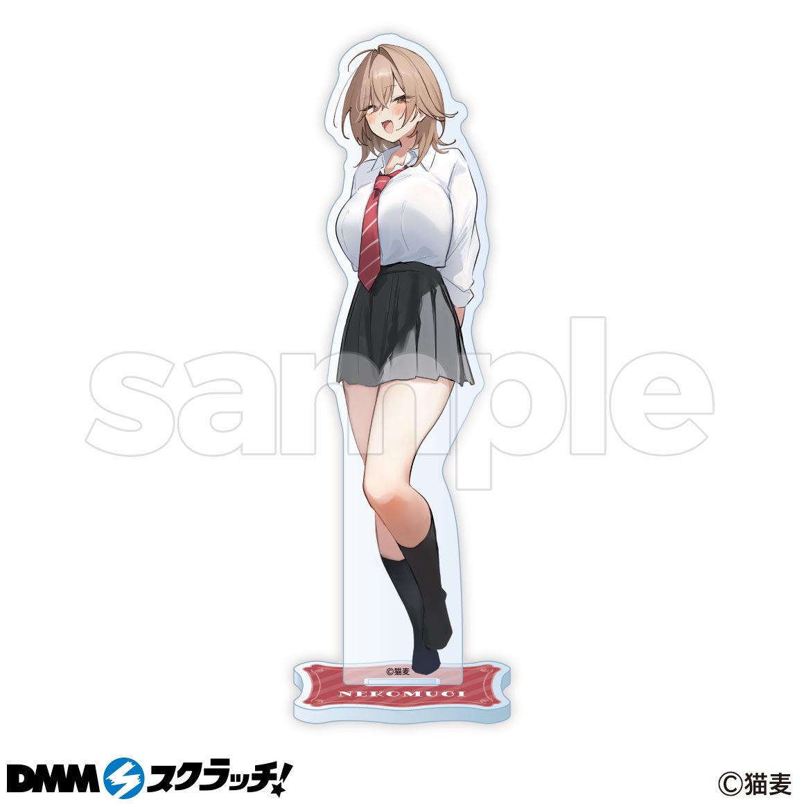 猫麦　DMMスクラッチ　Wチャンス賞、直筆サイン入りA賞（絵柄A-2） イラストレーター「猫麦」 スクラッチ - DMMスクラッチ