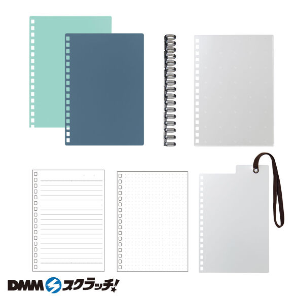 B-5.推し活ノートセット　ブルー系