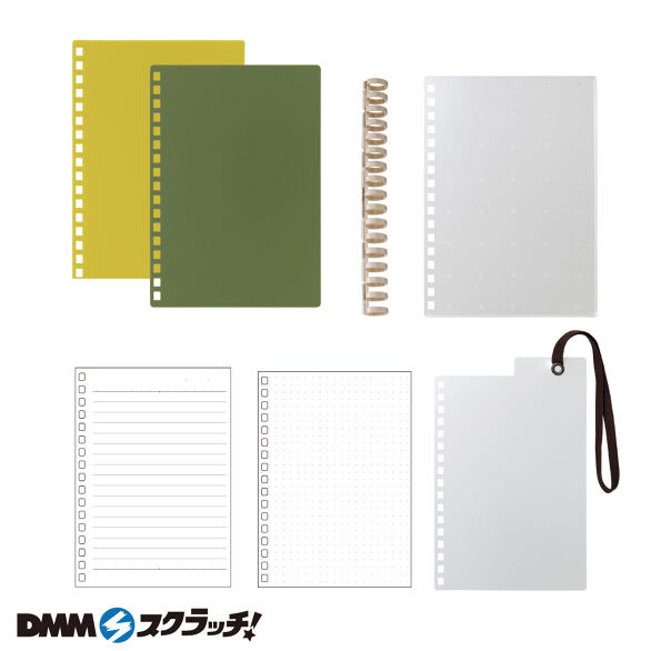 B-6.推し活ノートセット　グリーン系