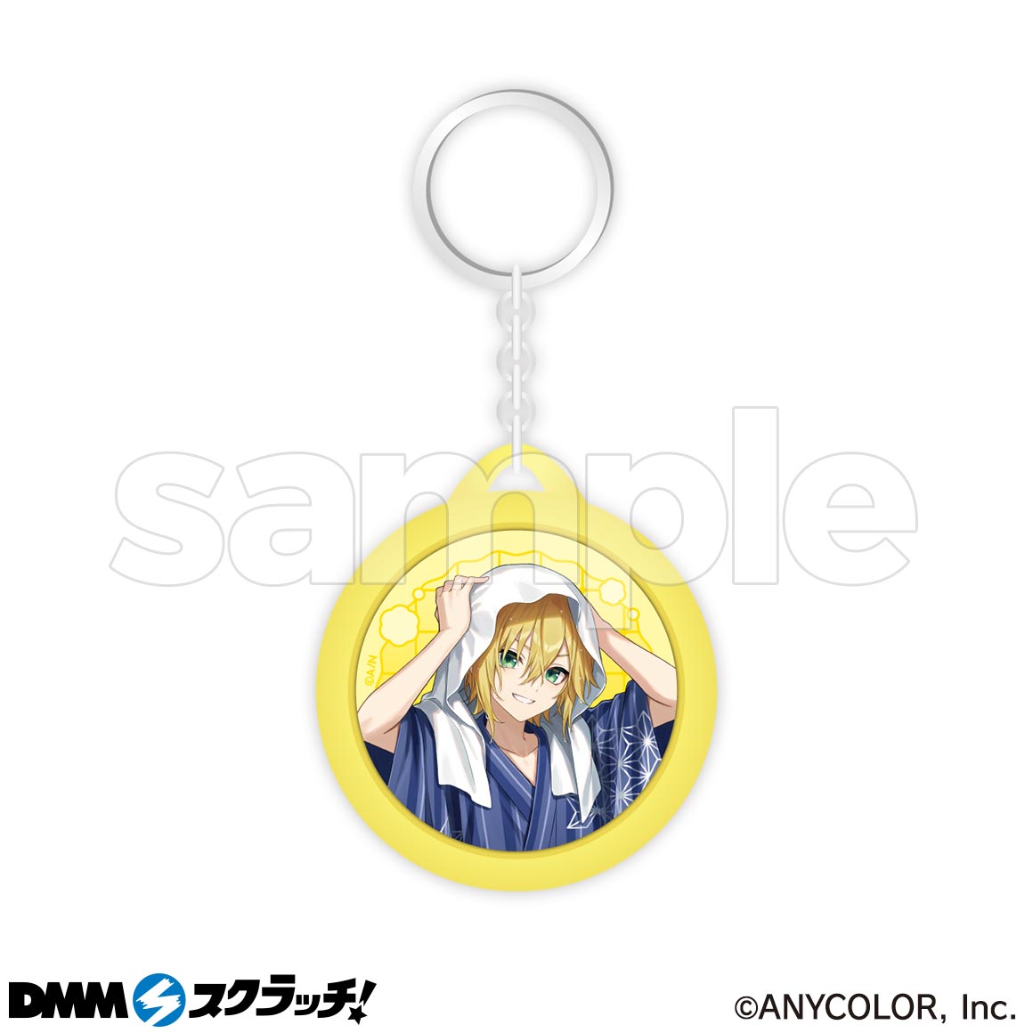 DMM DMMスクラッチ!にじさんじ「温泉」スクラッチ E賞 缶バッジ