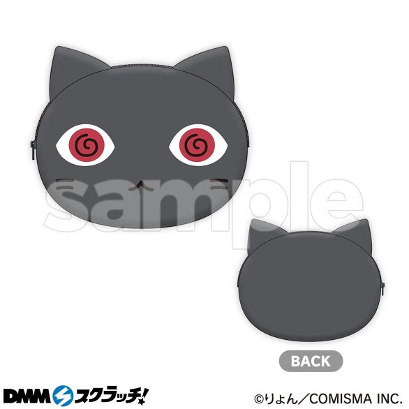 B-1.黒猫フェイスポーチ