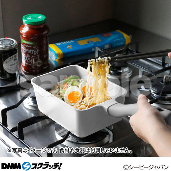 C-4.深型四角フライパン