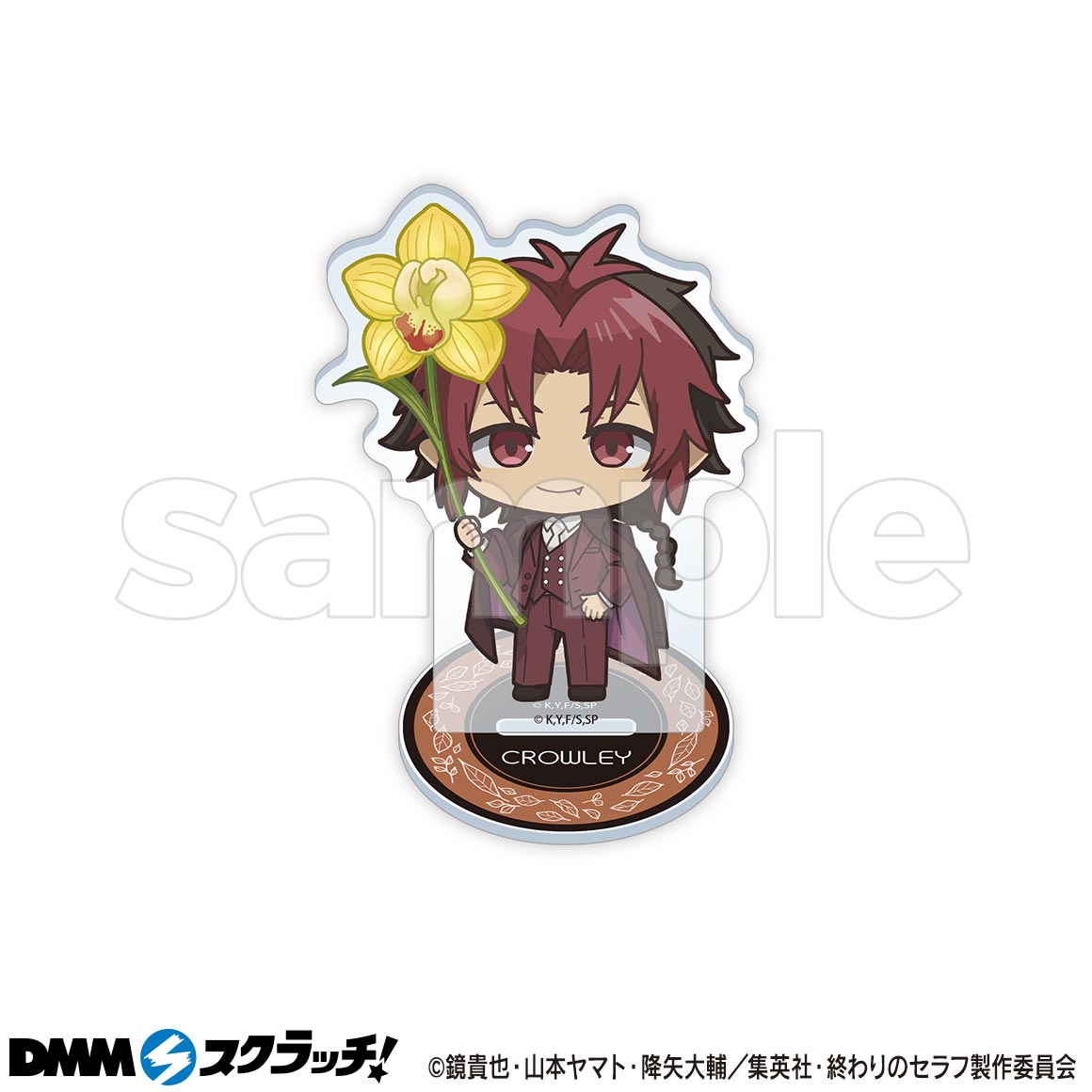 終わりのセラフ DMMスクラッチ 缶バッジ アクリルスタンド クローリー