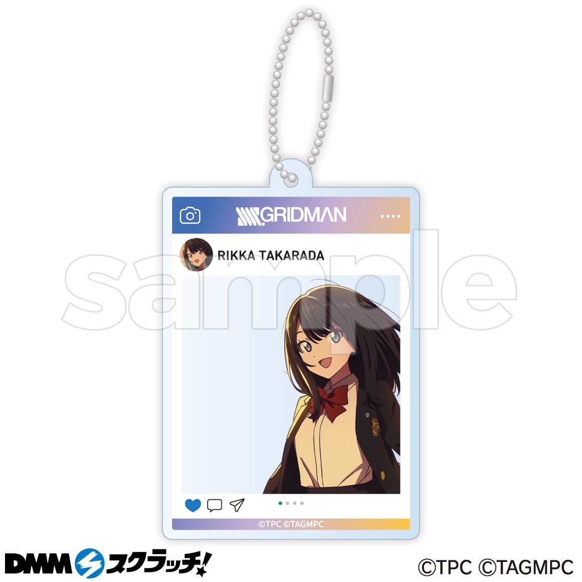 夏*️様 DMMスクラッチ　グリッドマン　冬制服宝多六花 A賞　等身大タペストリ TVアニメ『SSSS.GRIDMAN』冬制服 スクラッチ - DMMスクラッチ
