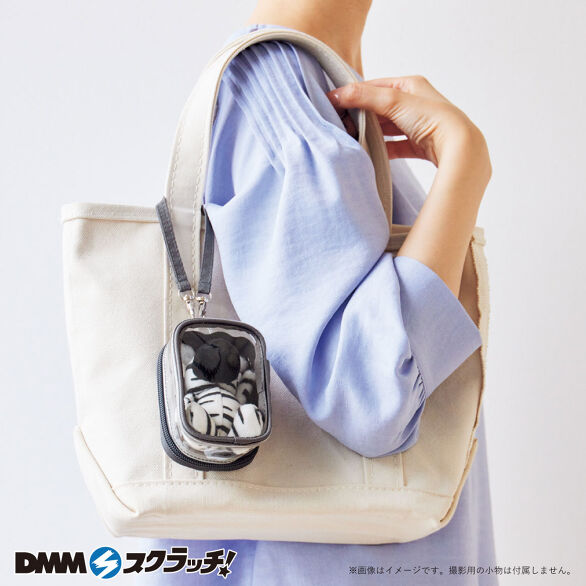 C-2.ボックスポーチ　ミニミニ　チャコール