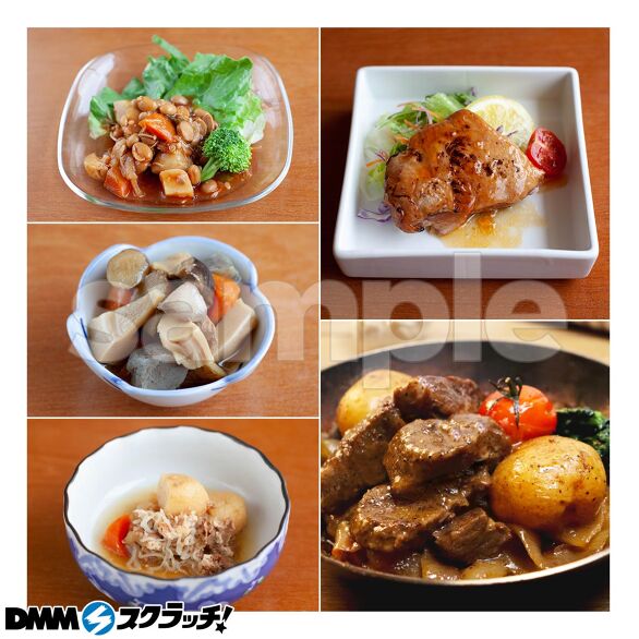 C-3.牛肉ステーキ含むレトルトおかず5種セット