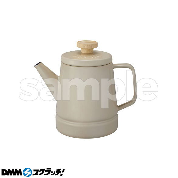 C-3.ホーローケトル 1.6L グレージュ