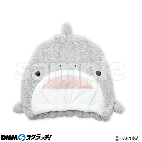 C-3.きゅうそくタオル ヘアキャップ サメ