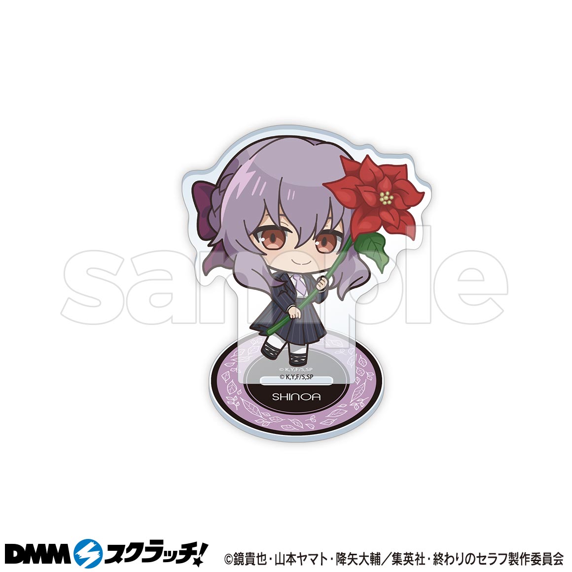 終わりのセラフ DMMスクラッチ 缶バッジ アクリルスタンド クローリー 終わりのセラフ DMMスクラッチ 缶バッジ アクリルスタンド