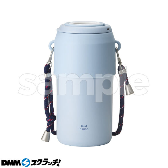 D-4.ステンレスペットボトルホルダー ブルー