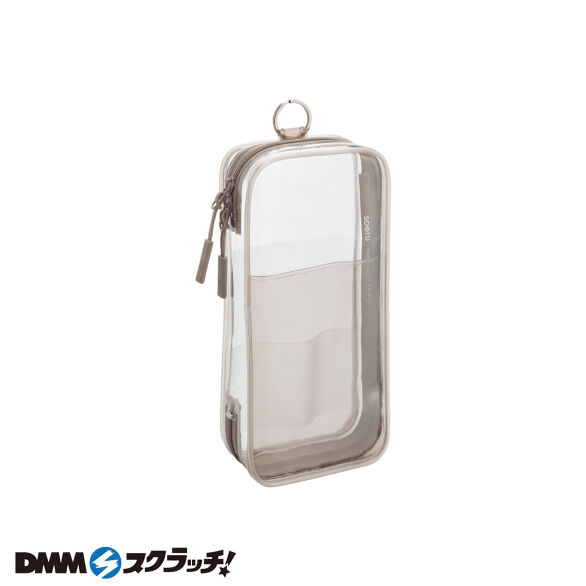 D-4.ラウンドジップペンケース　モカブラウン