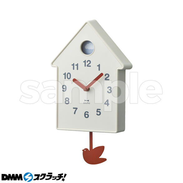 D-1.バードモビールクロック アイボリー