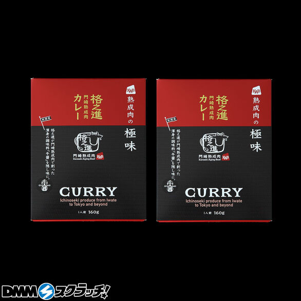 D-3.格之進 門崎熟成肉カレー 2袋