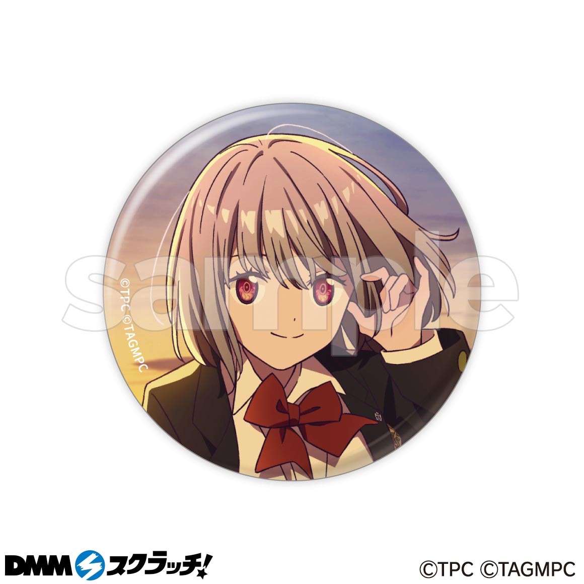 SSSS.GRIDMAN 新条アカネ 缶バッジ DMMスクラッチ まとめ売り TVアニメ『SSSS.GRIDMAN』冬制服 スクラッチ - DMMスクラッチ