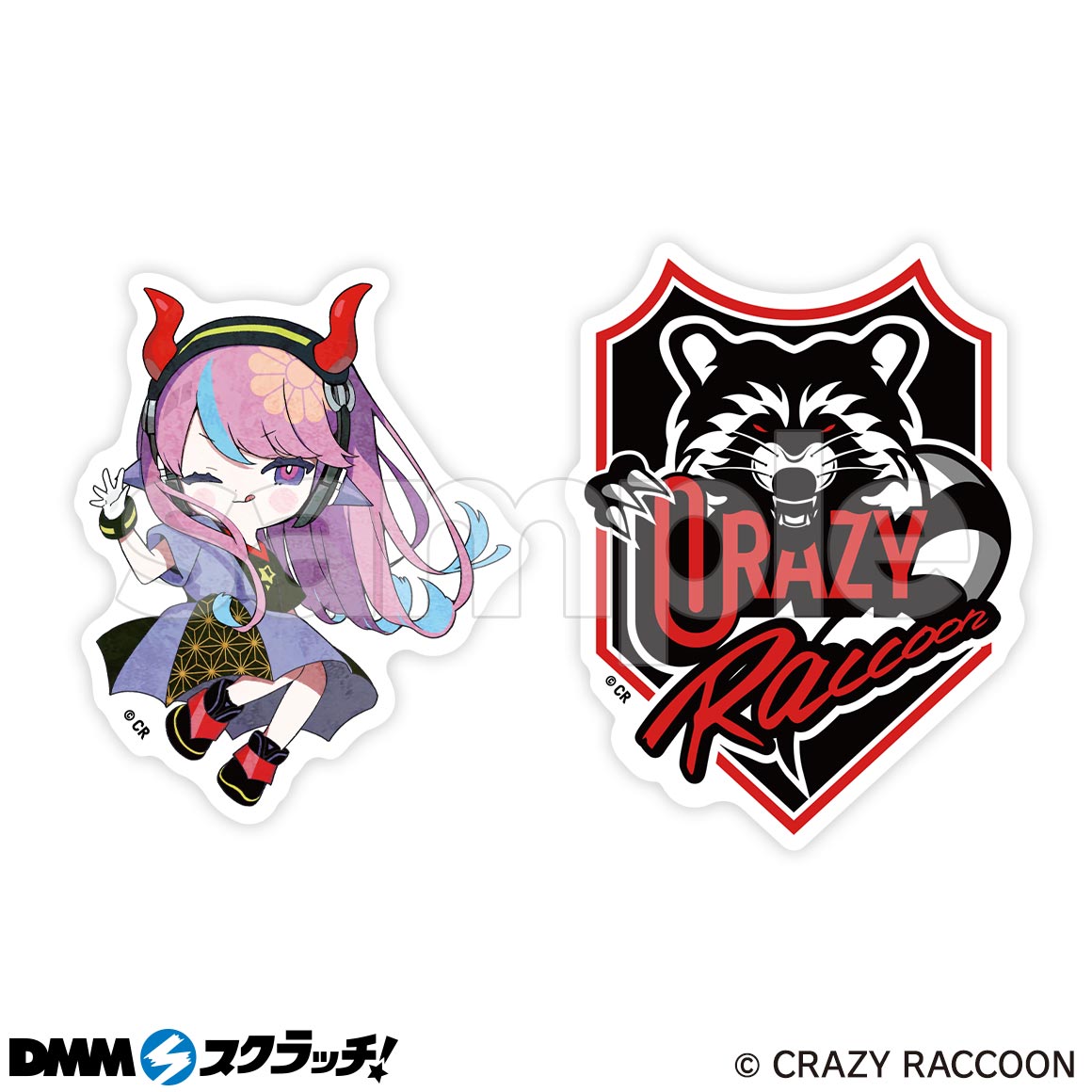 Crazy Raccoon DMM スクラッチ ステッカー 26枚セット 在庫限り送料