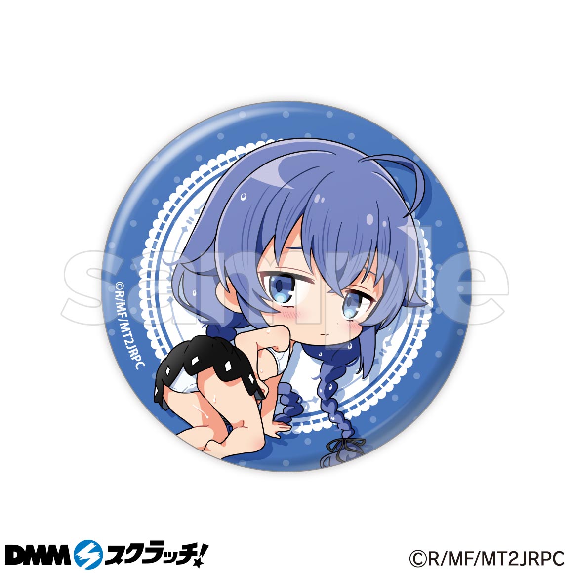 DMMスクラッチ　無職転生Ⅱ　ロキシー・ミグルディア　缶バッジ TVアニメ『無職転生Ⅱ ～異世界行ったら本気だす～』 スクラッチ - DMM ピンズ・ピンバッジ・缶バッジ