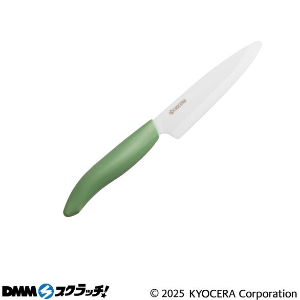 E-3.セラミックナイフ ボタニカルグリーン