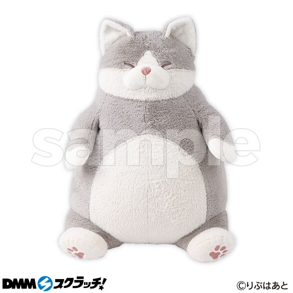 A-2.ねこ肯定感 抱き枕BIGサイズ はちわれ