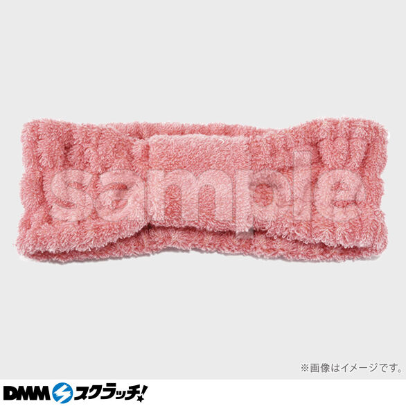 D-4.タオルヘアバンド　ピンク