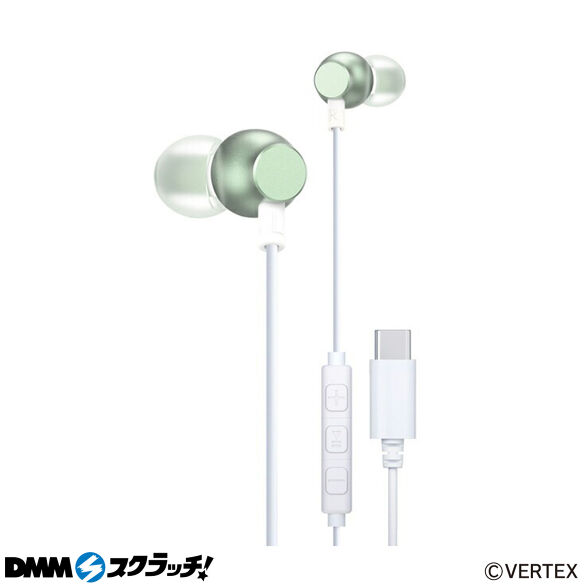 E-3.DAC内蔵Type-Cイヤホン グリーン