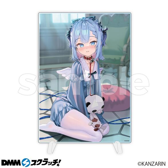 イラストレーター★はむねずこ★DMMくじ★A賞 ブランケット、色紙、缶バッジ カンザリン先生 スクラッチ - DMMスクラッチ