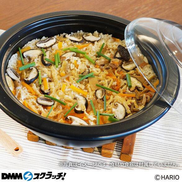 A-1.フタがガラスの土鍋 9号