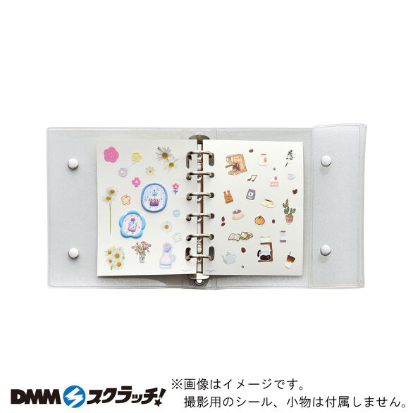 C-4.シールバインダーミニ クリヤーグリッター