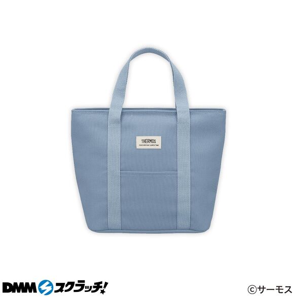E-11.保冷ランチバッグトート型 アッシュブルー