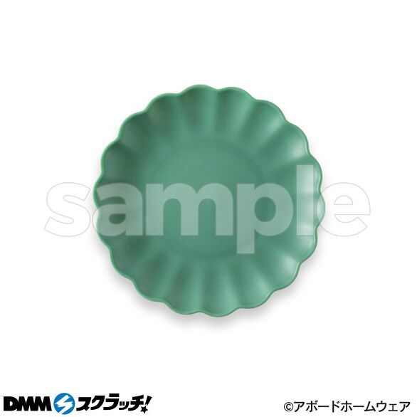 E-3.スカロップペタルサラダプレート グリーン