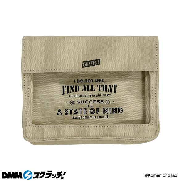 D-1.キャンバスポーチ オフホワイト