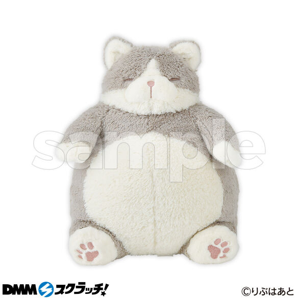 B-3.ねこ肯定感 抱き枕Mサイズ はちわれ