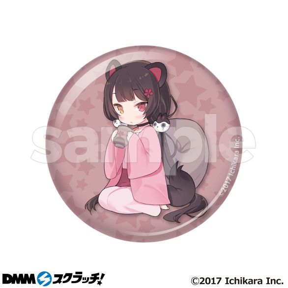 にじさんじ 笹木咲 DMM 缶バッジ - コミック/アニメグッズ