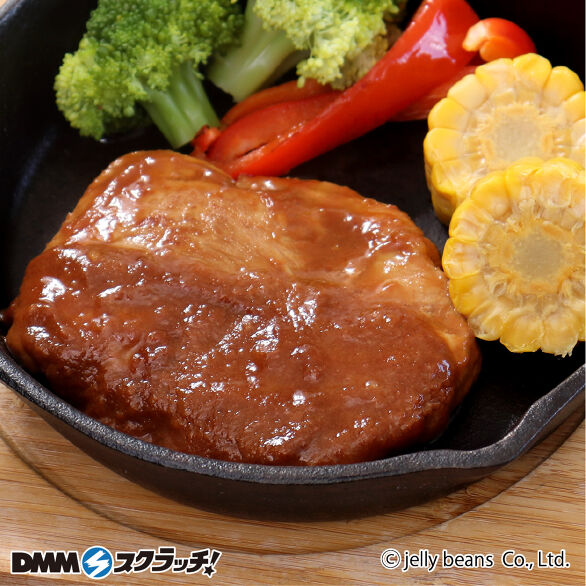 E-1.元気豚 厚切りモモ肉のステーキ