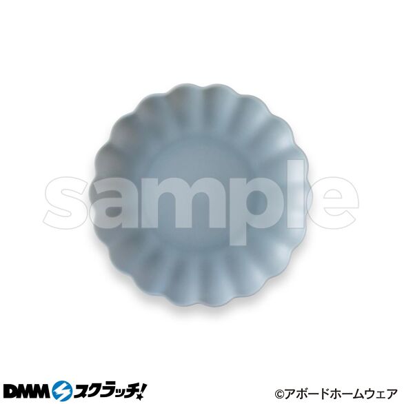 E-2.スカロップペタルサラダプレート グレー